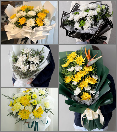 安徽铜陵市郊区灰河乡白事花束代送